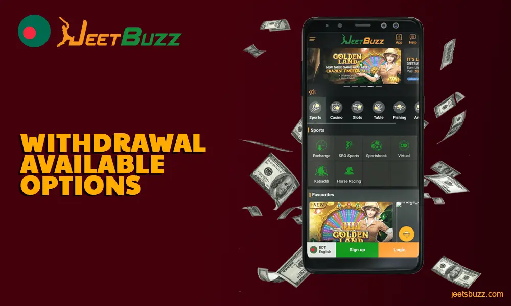 Withdrawal Features on Jeetbuzz